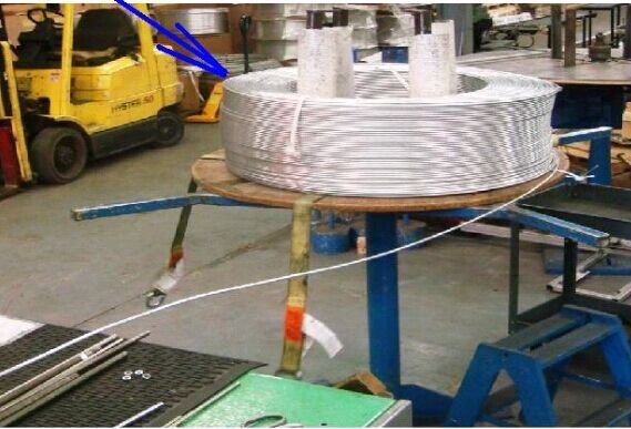 Material de Aluminio Bobina Tubo 3003 O