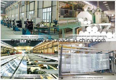 6061 T6/6063 T5/6060 T66 Tubo/tuber&iacute;a de aluminio anodizado 